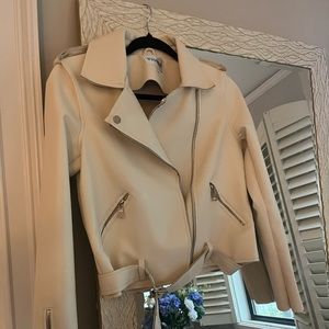 White Leather Jacket